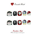 Fairytale Dreams: Snow White & Heart Charm Kids Nails