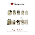 Midnight Butterfly: Dark Gothic Charm Press-On Nails