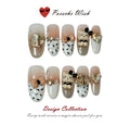 Honey Caramel: Hello Kitty & Dalmatian Gem Nails
