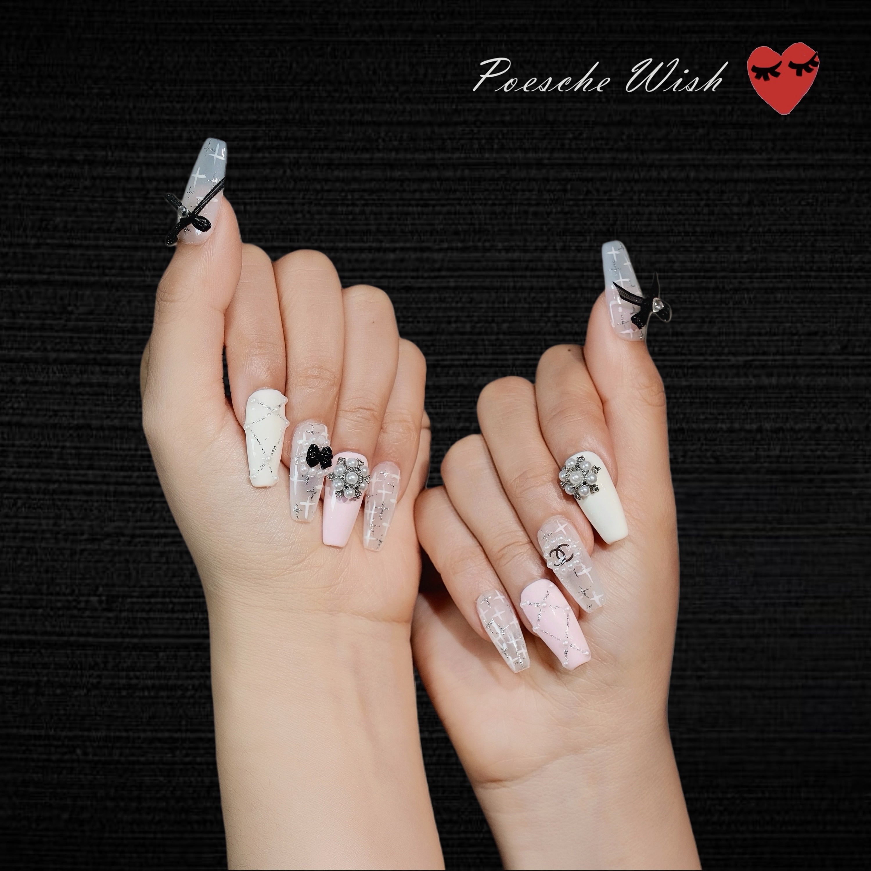 Ocean Carnival: Pompompurin & Dolphin Pastel Blue Nails